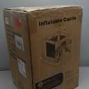 Inflatable Bounce House Jumping Castle Slide with Blower, Kids Bouncer with Basketball Rim, 110x82.5x72.8 Inch Bouncy Castle