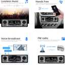 12V Bluetooth Car Radio MP3 Player Vehicle Stereo Audio Support FM/USB/SD/AUX with Remote Control