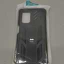 SOiOS for Samsung Galaxy A13 5G Case: TPU Soft Shock Proof Protection | Matte Textured Design Shell - Heavy Duty Military Grade Rugged Cell Phone Protective Cover with Kickstand for A13 5G (Black)