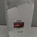 Ciaell 12 Pack Romantic Plastic Water Glasses - 14 Oz Red Vintage Drinking Glasses, Embossed Ribbed Plastic Cups, Textured Striped Set for Juice, Beverages, Beer, Cocktail & Valentine's Day