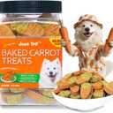 Just Try 16 OZ Baked Carrot Dog Treats Biscuits for Dogs High Dog Fiber Training Treats Healthy Dog Treats (EXP 06/11/27)