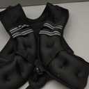 Henkelion Weighted Vest Weight Vest for Men Women Kids Weights Included, Body Weight Vests Adjustable for Running, Training Workout, Jogging, Walking (20 lbs, Black)