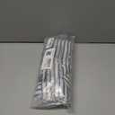 Astylish Women's 2025 Oversized Long Sleeve Shirts Button Up Striped Collared Front Pocket Top (Navy Blue)