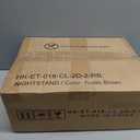 Furologee Nightstands Set of 2 Charging Station, End Tables with LED Lights, Nightstands with 2 Fabric Drawers and Shelves, Bedside Tables for Living Room/Bedroom,Rustic Brown