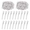 Swpeet 200Pcs 3inch - 7.5cm Alligator Hair Clips Kit, Perfect for Metal Duck Bill Hair Clips Flat Top Single Prong Hairpins for Hair Styling DIY Accessories