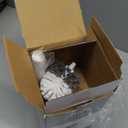 MR.SIGA Toilet Bowl Brush and Holder, Premium Quality, with Solid Handle and Durable Bristles for Bathroom Cleaning, White, 1 Pack (One Size)