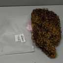 Afro Blonde Curly Wigs for Black Women,Kinky Blonde Wig With Bangs Synthetic Heat Resistant Hair for Daily Use (Brown to Blonde)