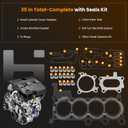 1.5L Accord Head Gasket Set Engine Cylinder Compatible with Honda Accord 2018-2022((Not fit Sport)),Civic 2016-2021,CR-V 2017-2021,1.5L L4 16V Gas Dohc Turbo,Replacement HS55383, VS50884