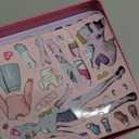 Barbie D.I.Y. Magnetic Play Set, 75 Pieces, 3 Magnetic Dolls, Crafts for Kids Ages 4-8, 4 Year Old Girl Birthday Gifts, Girl Toys, Cute Travel Toy, Fun Airplane Activities, Pretend Play for Girls