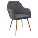 Yonus Dining Room Chair Slipcovers Parsons Chair Covers Sets Armchair Covers Removable Chair Protector Cover Seat Slipcovers for Living Room (1, Grey)