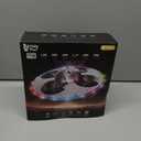 Foam UFO Drone for Kids RC Plane with Colorful LED Lights, Remote Control Helicopter with Auto Hover, 2 Batteries (15 Mins Flight)
