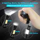 KunHe 10 Pack USB Rechargeable Mini Small LED Flashlights Bulk Camping Lantern Flashlight Bright High Lumens EDC Flash Light