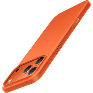 TORRAS for iPhone 17 Pro Case, Slim Fit, Ultra Thin Lightweight Minimal Design, Secure Grip & Silky Touch, Anti-Scratch Hard PC Cover for iPhone 17 Pro Phone Case 6.3in, OriginFit, Cosmic Orange