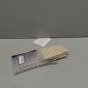 jinchan Valance Curtain Linen Textured Striped Window Curtain for Living Room Light Filtering Ticking Stripe Farmhouse Valance for Kitchen Rod Pocket 1 Panel 16 Inch Beige 1 Panel