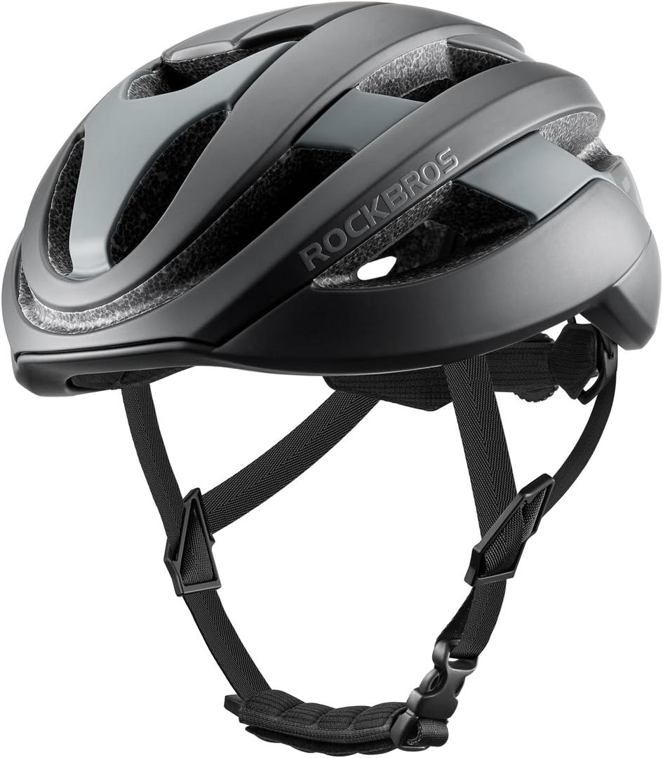 ROCKBROS Bike Helmet for Adults, Size 54-62 cm for Riders, Microshell, Adjustable Dial, Interior Padding, Air Vents, Mountain & Road Bike MTB Commuting, Small