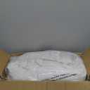 Serta Multi-Zone Heated Mattress Pad  Dual Controllers for Personalized Body & Foot Warmth, 10 Heat Settings, Auto Shut-Off, Soft Microfiber, Machine Washable, 15" Deep Pocket  King Size (White)