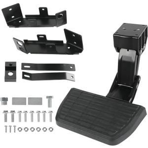 Retractable Truck Side Bed Step Compatible with 2017-2022 Ford F250 F350 Super Duty Folding Side Bed Step Replace# 75413-01A