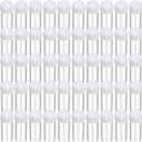 Lallisa 300 Pcs 5 ml Small Plastic Bottles Empty Pill Bottles Clear Vials with Caps Small Sample Lab Plastic Test Tubes for Travel Storage Portable Lab Supplies