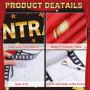 WovWeave 4 Pcs VIP Entrance Party Door Decoration Set Red Carpet Awards Night Door Covers Movie Theme Backdrop for Movie Theme Event Prom Photography Entrance Photo Background Decoration
