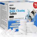 96Pack Water Bottle Cleaning Tablets, Bottle Bright Clean Stainless Steel, Thermos, Tumbler, Insulated and Reusable Water Bottles,Removes Stubborn Stains and Odors