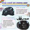Toddler Helmets 2-4 Years 3-5 5-8 Kids Bike Helmet for Toddlers Age 1-3 Baby Bike Helmet Adjustable Lightweight Cycling Bicycle, XS 48-50cm