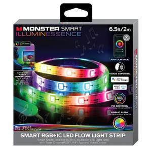 SMART COLOR FLOW INDOOR LED LIGHT STRIP, MULTIPLE COLORS AT ONCE