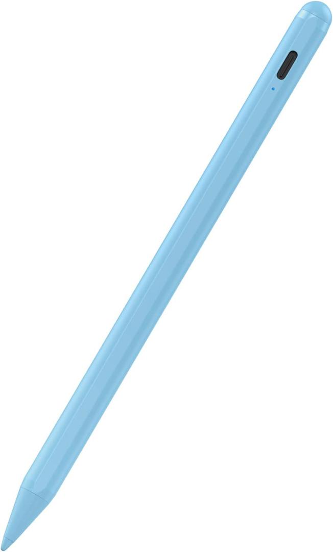 Stylus Pen for iPad with Palm Rejection, Active Pencil Compatible with (2018-2026) Apple iPad Pro (11"/12.9"/M4),iPad Air 3/4/5/M2/M3/M4,iPad 6/7/8/9/10/11,iPad mini 5/6/7 Gen(Blue)