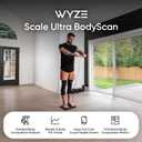 Wyze Smart Scale Ultra BodyScan with Handle Wi-Fi & Bluetooth Body Composition Scale for Weight, BMI, Body Fat, Muscle Mass, and Segmental Measurement, 400 lbs, Black