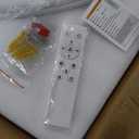 Modern Ceiling Chandelier Light, with Remote Control Dimmable 3 Color Mode & Brightness Ceiling Lamp, Anti-Flicker Dining Light Fixture for Kitchen, Dining Room (Black)