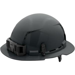 Milwaukee Electric - Gray Full Brim Vented Hard HAT W/6PT RATCHETING SU