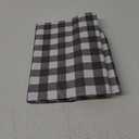 Romanstile Rectangle Vinyl PVC Tablecloth, 100% Waterproof Buffalo Plaid Plastic Table Cloth, Oil Proof Heavy Duty Wipeable Table Covers for Dining/Camping/Picnic/Outdoor - 60 x 84, Grey and White