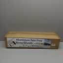 Adjustable Knee Support Crutch, No-Slip Kneepad & Ergonomic Handle, Lightweight Aluminum Mobility Aid for Broken Ankle, Foot Surgery Recovery (Large)