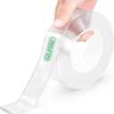 EZlifego Double Sided Tape Heavy Duty, Nano Double Sided Adhesive Tape, Clear Mounting Tape Picture Hanging Adhesive Strips (9.85FT)