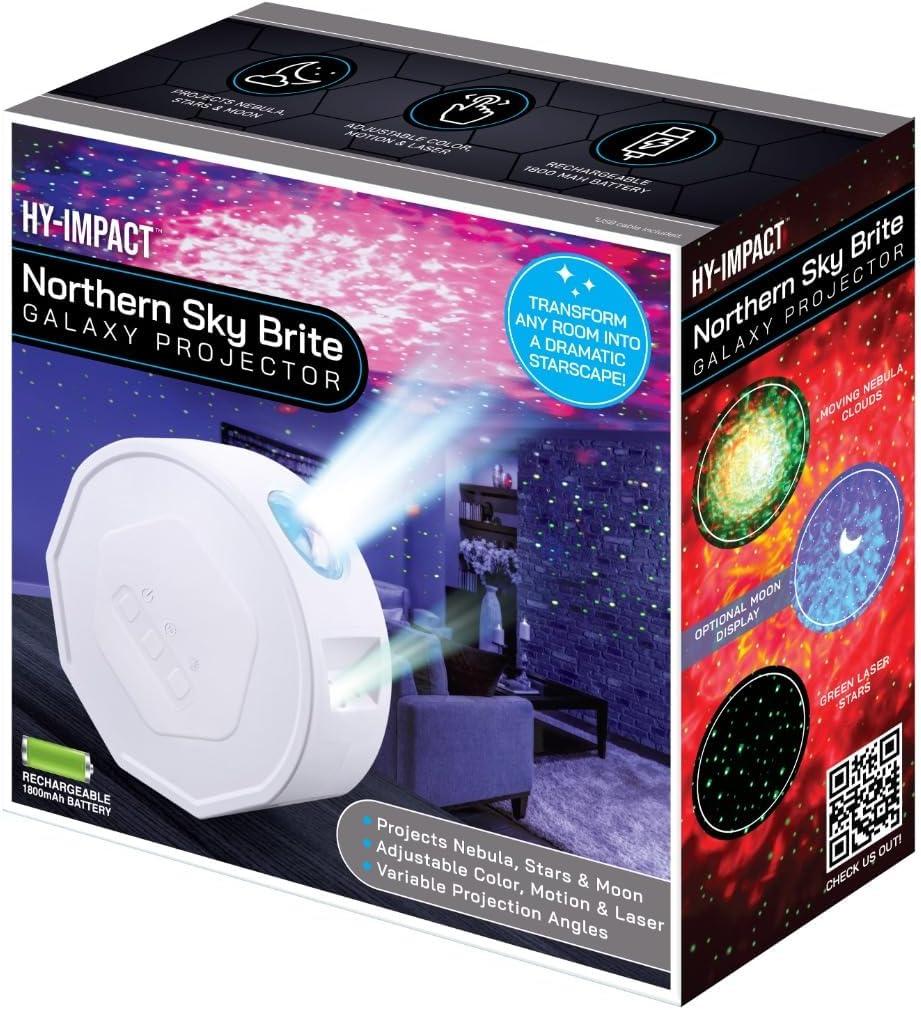 Northern Sky Brite Starry Sky Projector Lamp Night Light Party Lighting with Timer for Children Adults