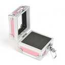 Professional 25 Holes Nail Drill Bits Box Container Nail Drill Grinding Bit Holder Nail Polish Head Storage Box Nail Tools Organizers Container Display Storage Box Manicure Tool (Pink)