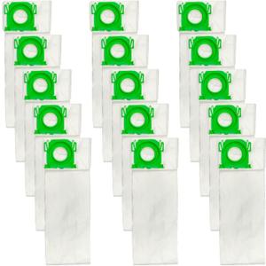 15 Pack 6629AM Vacuum Bags Compatible with Sebo K Series Canister Vacuum Cleaners K1/K2/K3 Replacement Vacuum Filter Bags