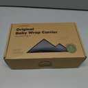 KeaBabies Baby Wrap Carrier - All in 1 Original Baby Carrier Newborn to Toddler Sling, Easy to Wear, Hands Free Bonding, Lightweight, Breathable Infant Wraps (Trendy Black) (One Size (Pack of 1))