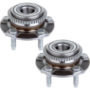 ECCPP Replacement for Pair of 2 Front Wheel Hub Bearing Assembly 1994-2004 Ford Mustang 5 Lugs W/ABS 513115x 2