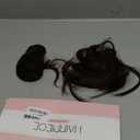 SARLA 2PCS Messy Bun Hair Pieces for Women Wavy Curly Synthetic Hairpieces for Updos with Tendrils Fake Scrunchies Ponytail Extension Dark Chocolate