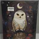 DIENADFX Vintage Moody Gothic Owl Canvas Wall Art Decor for Home, Dark Cottagecore Romance Witchy Owls Bathroom Paintings Wall Decor Decorations, Dark Academia Wall Art Pictures Painting, 11x14 Inch