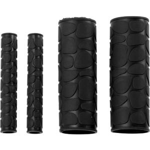 1 1/8" / 29mm 1 1/8" / 29mm Motorcycle Hand Grips Cover Kit Non Slip Rubber Handlebar Grips for Motorcycle Scooter Bicycle ATV Black 1 Set
