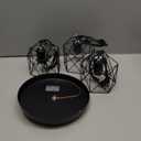 3-Lights Hexagon Wire Cage Pendant Light Retro Industrial Ceiling Hanging Lights E27 Lighting Fixture, Creative Birdcage Suspension Lamp, Simple Dining Room Droplights