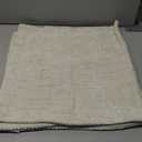 FUTEI Cream Decorative Throw Pillow Covers 16x16 Inch Set of 2,Soft Chenille Tweed Textured Cushion Case,Modern Home Decor for Couch Bed Living Room