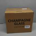UMI UMIZILI Classic Champagne Flutes, Set of 12, 6 Oz Premium Stemmed Champagne Glasses, Sparkling Wine Glass, Crystal Clear