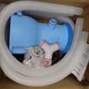 Standard Series Above Ground Pool Filter Pump - 800 GPH Flow Rate | Rapid Circulation & Micro-Debris Filtration, Pool Cartridge Filter Pump System - Keep Water Crystal Clean & Clear-Deep Blue