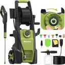 Pressure Washer with Adjustable PSI Switch, 4500PSI Max 3.0 GPM Electric Power Washer with 5 Nozzles & 500ml Foam Cannon, Portable High Pressure Washer for Cars, Fences, Patios and Driveway Cleaning
