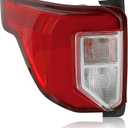 LED Tail Lights Assembly Compatible with 2020-2023 Ford Explorer Base/XLT/Limited/Platinum Taillight Rear Brake Lamp Signal with Bulbs and Harnesses Left Driver Side LB5Z13405F FO2800275