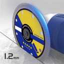 DYJAGYO Super Thin Ceramic Tile Cutting Discs, Diamond Cutting Wheel for Porcelain Tile Granite Marble, Dry & Wet Cutting Blade, No Chipping, Compatible with Angle Grinder (3Pcs)