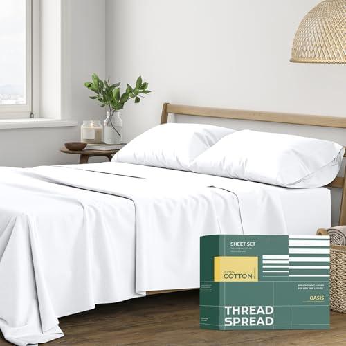 THREAD SPREAD 100% Organic Cotton PillowCase  Queen Size - 2 PC