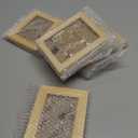 Kigley 6 Pcs 2.5 x 3.5 Inches Picture Frame Mini Rustic Picture Frames Wallet Size Wood Grain Table Desk Top Standing Fits Photo for Wall and Tabletop Picture Display